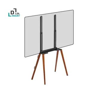 이젤형 블랙 티비 엘디엘 선반미포함 거치선반 룸앤티비 마운트 FS44B