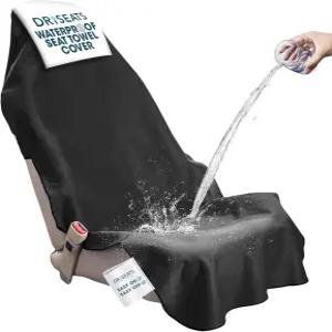 드라이 시트 방수 카시트 커버 - 자동차 트럭 SUV의 앞좌석용 미끄럼 방지 백킹이 있는 프리미엄 스웨트