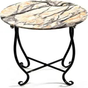 아오나기 파티오 사이드 테이블 발코니 야드 현관 침대 옆 흔들의자 및 수영장 의자를 위한 다용도 14인치