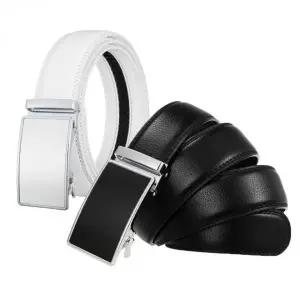 소가죽 자동 버클 남성 벨트 정장 캐주얼 골프 허리띠