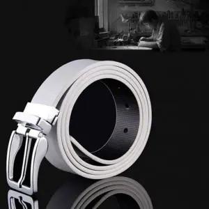 남성 양면 회전 가죽 벨트 캐주얼 정장 허리띠 골프 허리밴드