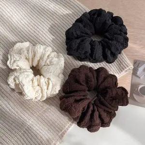 [에이치플러스몰]TBZ 빈티지주름곱창끈 곱창 머리끈 올림 머리 헤어 집게