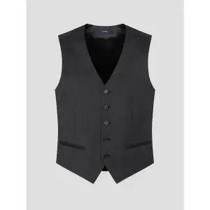 로가디스 COUTURE REDA 울 스트레치 솔리드 레귤러 핏 수트 베스트 - 애쉬 RX6103RP24 1188413