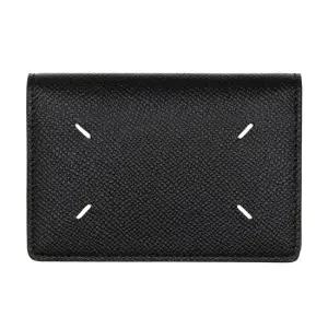 MUST IT_25FW 메종 마르지엘라 스티치 바이폴드 블랙 카드지갑 S55UI0203 P4745 T8013