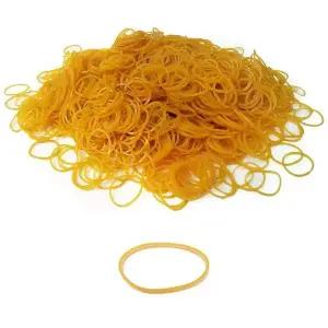 노란고무줄 40x1.3mm 300g벌크 작은 노랑고무줄작은고무줄 얇은고무줄