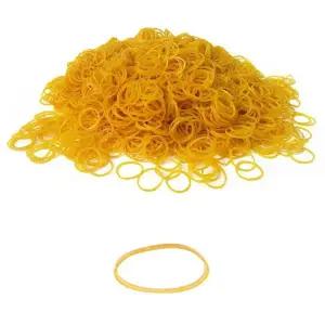 노란고무줄 30x1.3mm 300g벌크 미니 노랑고무줄작은고무줄 얇은고무줄