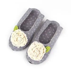 [이지커머스]예쁜 덧신 실내화 회색 거실화 엄마 홈실내화 룸슈즈 발편한실내화 층간소음방지실내화 엄마주