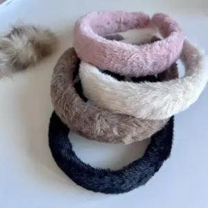 페이크퍼 부드러운 비비드 가을 겨울 도톰한 고급 단아한 머리띠