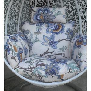 북유럽 라탄 그네의자 방석 그네의자쿠션 흔들의자 쿠션 로즈레드