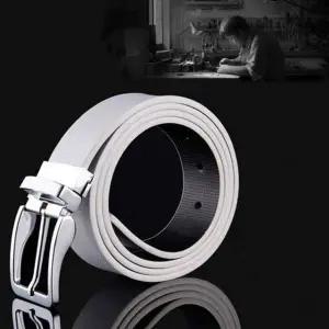 남성 양면 회전 가죽 벨트 캐주얼 정장 허리띠 골프 허리밴드