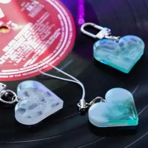 바다 물결 웨이브 레진 수제 가방 핸드폰 고리 백참 우정 커플 선물