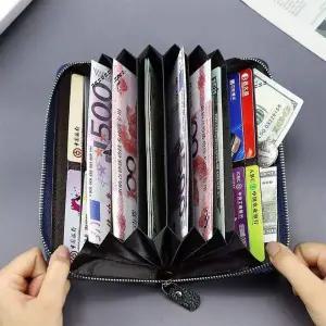 여행용 여권 목걸이 지갑 베트남 동 화폐 수납 파우치 2컬러