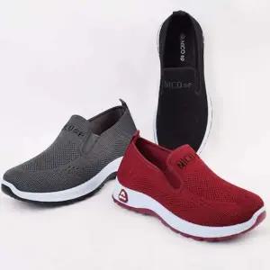 메쉬 커플 슬립온 키높이 운동화