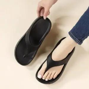 남녀공용 소프트쿠션 라인 슬리퍼