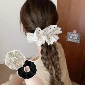 곱창밴드 펀칭 레이스 빅사이즈 스크런치