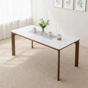 [신세계라이브쇼핑]내구성좋은 세라믹 6인 원목식탁 단독 TR6011R (착불)