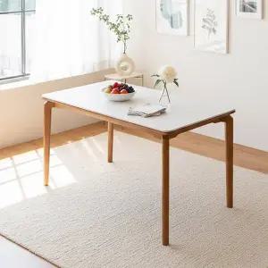 [신세계라이브쇼핑]루키 원목프레임 세라믹4인 식탁테이블 단독 TR6026R (착불)