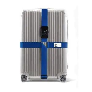 캐리어벨트 캐리어 십자 잠금 스트랩 TSA 벨트