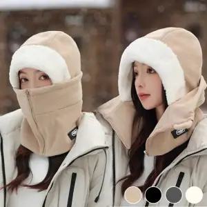 후드 목 워머 기모 방한 후드넥