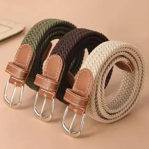 여성벨트 스판 꽈배기 허리벨트