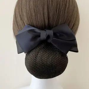 머리망 리본 올림머리 머리망 헤어핀