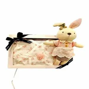 (압소바 의류) 로지 배냇저고리 딸랑인형세트 26년여름신상 A1B10105A