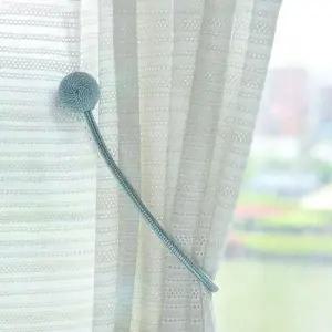 커튼걸이 마그네틱 커튼끈 볼 타이백 장식 집게 걸이 자석