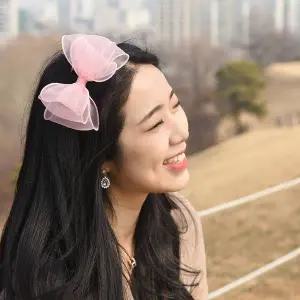 TBZ 파스텔 프릴 러블리 레이스 리본 헤어밴드 8Colors