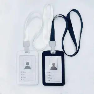 사원증케이스 실리콘 목걸이 사원증 명찰 케이스