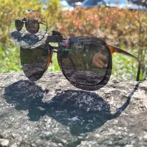 편광 미러 가젤 L 사이즈 선글라스 클립 안경착용자용