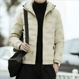 하이넥 남자 경량 패딩 후드 남성 경량 패딩 간절기 아우터