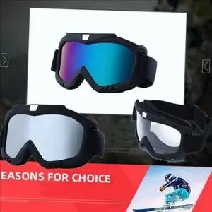 선명 라이딩 고글 미러 uv 차단 고글 아웃도어 겨울 스포츠