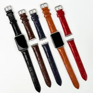 갤럭시핏3 엔터콘 가죽 밴드 스트랩 줄질 레더 가죽 갤럭시핏3 시계줄 스트랩 크로코다일