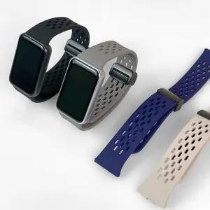 갤럭시핏3 엔터콘 스트랩 마그네틱 디버클 시계줄 트랩 루프 스 포츠 갤럭시핏3 밴드 실리콘