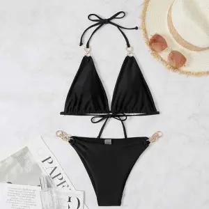 TBZ 태닝비키니 나이스바디핏 블랙 수영복 상하의