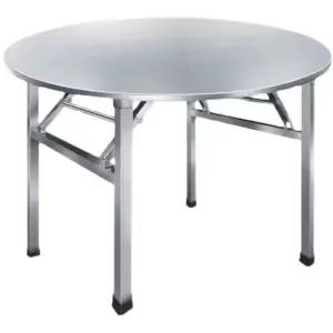 원형 스텐 테이블 접이식 업소용 식탁 식당 고기집