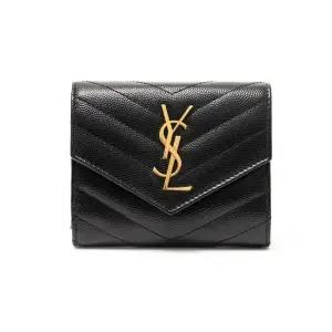 퀼티드 컴팩트 3단 모노그램 반지갑 403943-BOW01-1000