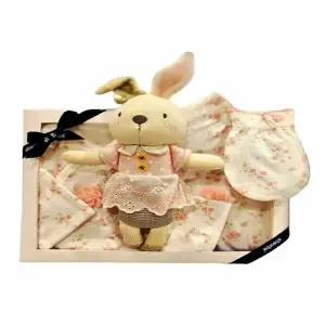 (압소바 의류) 로지배냇저고리 배냇슈트 손싸개 인형4종세트 26년신상 A1B10105F