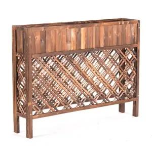 격자 울타리 가림막 펜스 야외 담벼락 목재 전원주택