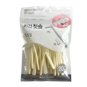 [셀러에이드]위생덮개 20P 치간칫솔 L타입 앤드하우스830 치간치솔