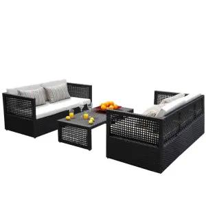 야외 라탄 소파 테라스 라운지 의자 카페 쇼파 벤치