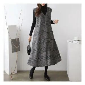 마미누리빅사이즈 일랑체크원피스 사이즈 넉넉한 외출 임부복 176759