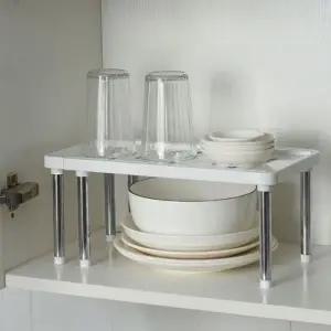 bns 길이조절 수납 주방 접시 그릇 정리대 선반 씽크대