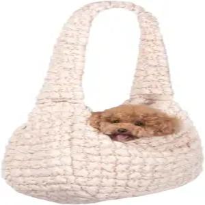 강아지와 고양이를 위한 작은 강아지용 패션 퀼트 반려동물 슬링 캐리어 큰 패딩 호보백 숄더백 최대