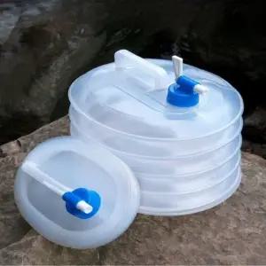 ( )야외용 캠핑 카라반 캠핑물통 10L 워터저그 접이식 용품 캠핑 청수통 야외물통 대용량