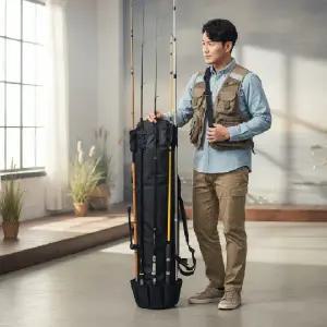 대용량 로드케이스 하드 수납백 바다 민물 낚시대 가방 여행용