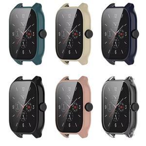 Amazfit GTS4/4 미니 케이스 용 케이스 + 유리 Amazfit GTS 4 미니 화면 보호기 보호 커버 용 풀 커버리지