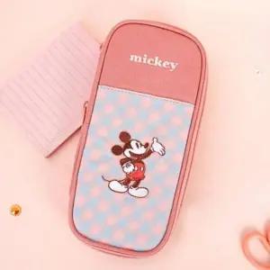 ( )디즈니 미키마우스 대용량 확장 펜슬케이스 학생 펜파우치 필통 초등 중등 학생 입학