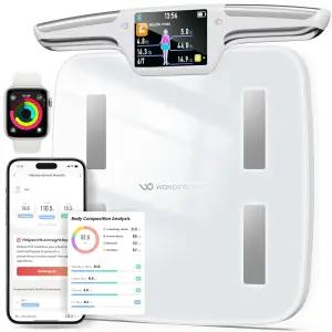 원더 코어 핏스펙 - AI 분석을 통한 스마트 스케일 체지방 체질량지수(BMI) 근육량을 위한 55가지 지표