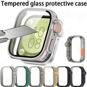 화웨이 워치핏 4, 워치핏 4 프로, 워치핏 3용 스크린 보호필름 + 강화유리 케이스 (울트라2 스마트 워치 스